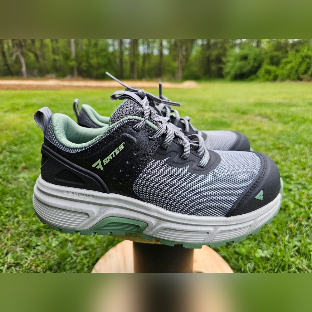 Bates JumpStart Low Energy Bound Carbon Safety Toe Work Shoe E09502 Women's 7.5